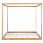 King Size Canopy Platform Bed with Support Legs