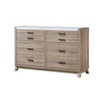 Daemon 3 Piece Light Brown Panel Bedroom Set