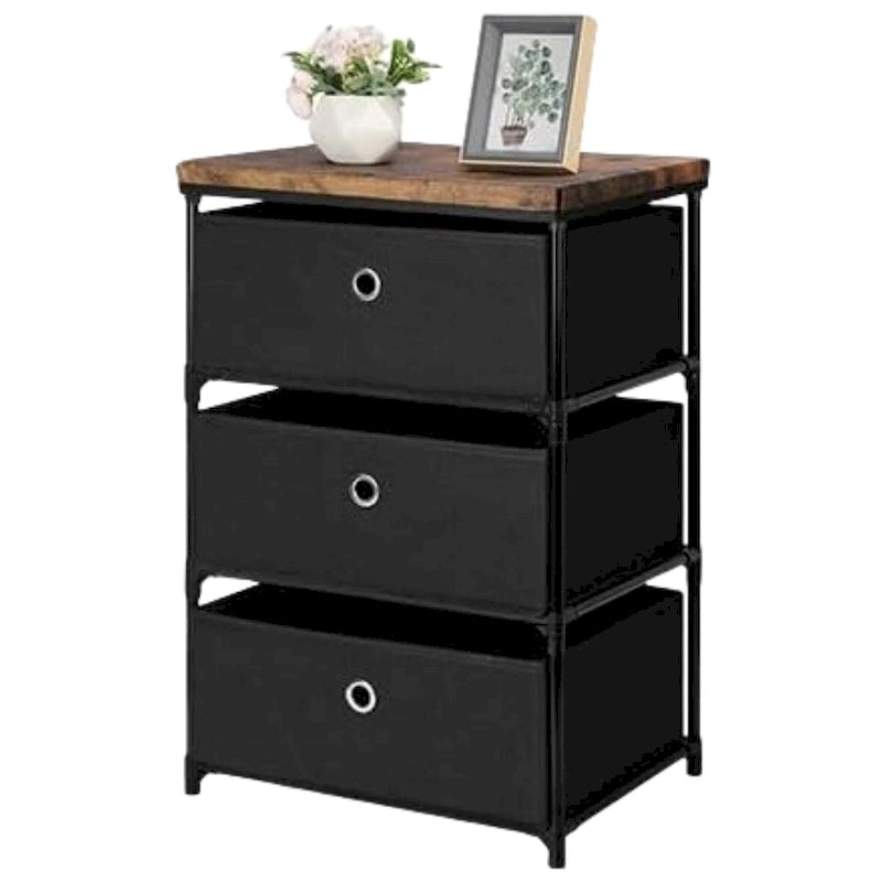 Commode de chevet à 3 tiroirs pour Chambre à coucher Placard Chambre d'enfant Dortoir Salon