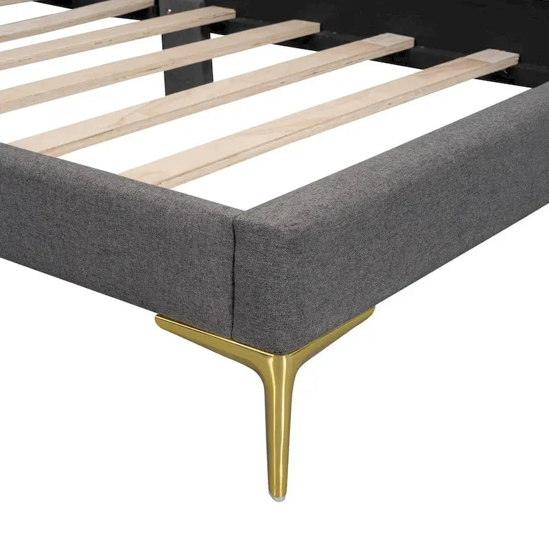 Twin Size Upholstered Daybed with Headboard and Armrest