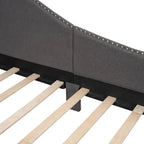 Twin Size Upholstered Daybed with Headboard and Armrest