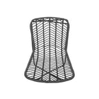 Christopher Knight Home Galtin Outdoor Wicker Accent Chairs (Set of 2) , Gray/Black