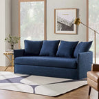 80" Slipcovered Sofa with Removable Washable Cushions