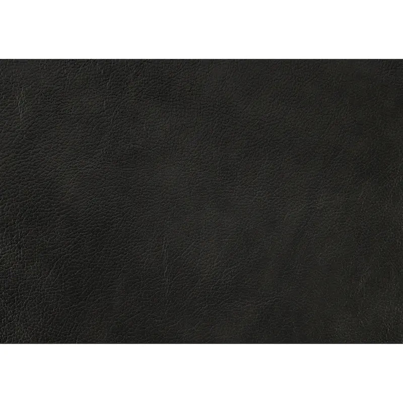 60 Inch Loveseat, Gray Top Grain and Faux Leather, Solid Wood Frame