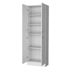 Meuble de rangement Cameron avec 4 portes et 5 étagères dissimulées - S/O