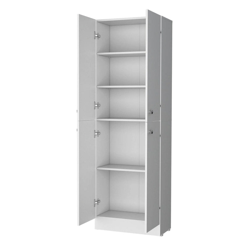 Cameron Pantry Cabinet with 4 doors and 5 hidden shelves - N/A