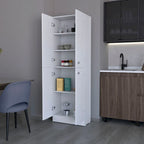 Meuble de rangement Cameron avec 4 portes et 5 étagères dissimulées - S/O