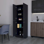 Meuble de rangement Cameron avec 4 portes et 5 étagères dissimulées - S/O