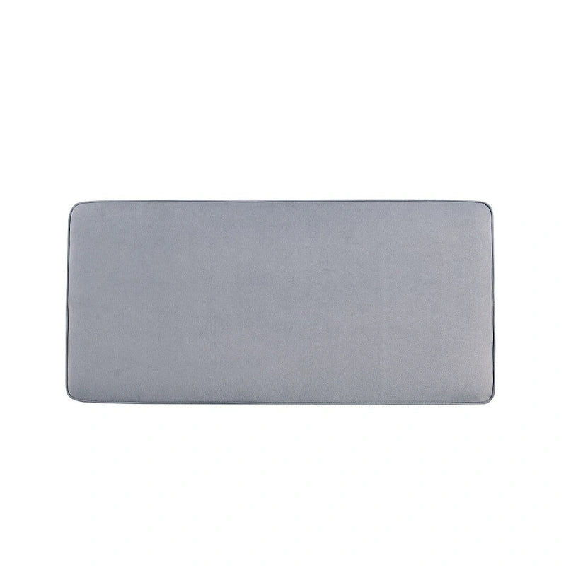 Manhattan Comfort Abigail Mid-Century Modern Velvet Upholstered Bench