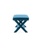 Manhattan Comfort Abigail Mid-Century Modern Velvet Upholstered Bench