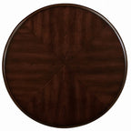 22 Inch Round End Table with Shelf