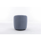 Fauteuil d'appoint pivotant en tissu Teddy, fauteuil club