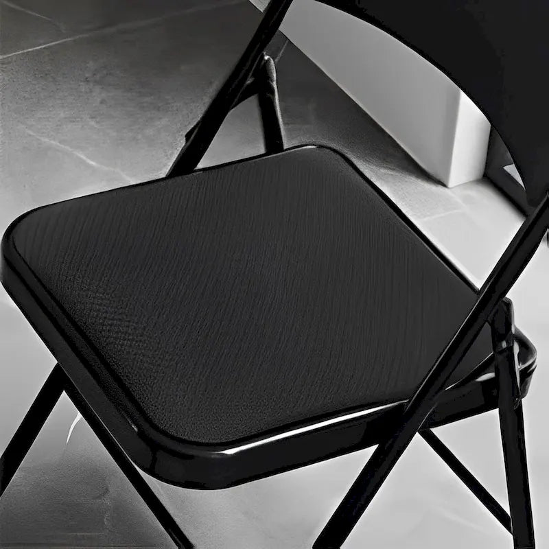 Folding Chair Set Fabric Upholstered Padded Seat Metal Frame for Home Office Dining Room (Set of 4 or 6)