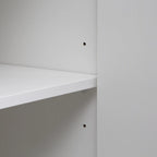 Buffet moderne noir avec rangement, grand buffet cannelé avec étagères réglables, crédence, meuble d'appoint