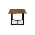 Signature Design by Ashley Fortmaine Brown/Black Dining Table - 72.25 W x 38.63 D x 30.63 H