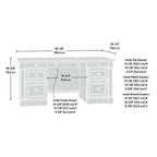 Sauder Palladia Collection Executive Desk