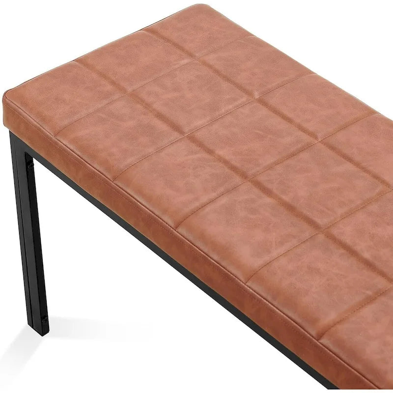 Banc de salle à manger Howtai 36.6 en similicuir rembourré