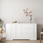 Sideboard Cabinet with Storage,Kitchen Buffet Storage Cabinet with Drawer and Doors, Large Coffee Bar with Adjustable Shelves