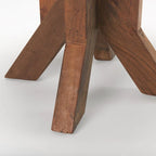 Reclaimed Brown Wooden End Table - 25.8L x 25.8W x 26.0H
