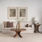 Reclaimed Brown Wooden End Table - 25.8L x 25.8W x 26.0H