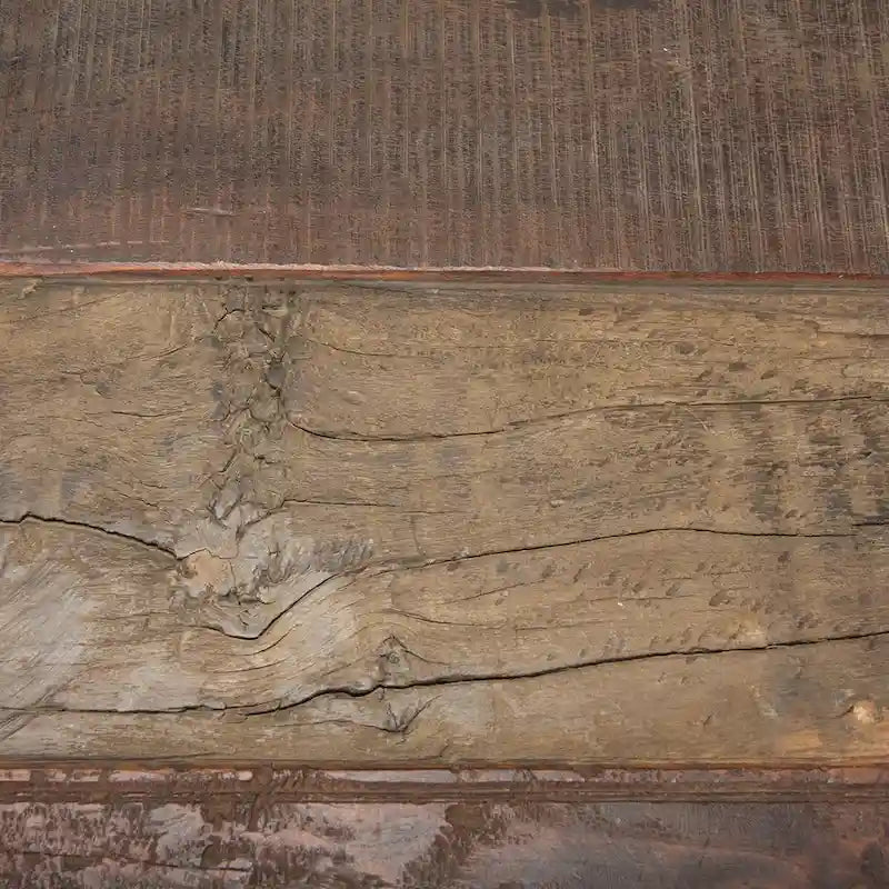 Reclaimed Brown Wooden End Table - 25.8L x 25.8W x 26.0H