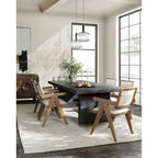 Table à manger en pin recyclé Classic Home Lynx 94 - 94L x 40P x 30H