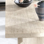 Table à manger en pin recyclé Classic Home Lynx 94 - 94L x 40P x 30H