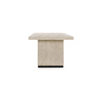 Table à manger en pin recyclé Classic Home Lynx 94 - 94L x 40P x 30H