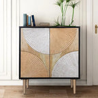 2-Door Accent Cabinet Bar Storage Sideboard Dining Room Buffets Bedroom Living room - 36 H x 31.5 W x 15.5D