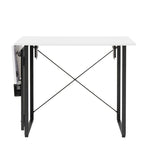 Pivot Sewing Table with Storage Panel and Adjustable Platform