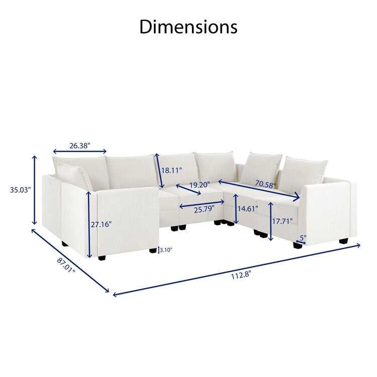 Modern Modular DIY Collection - Sturdy Wooden Frame - Versatile & Stylish Furniture for Living Room Bedroom