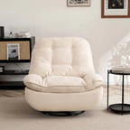 Fauteuil inclinable pivotant électrique avec chargeur USB et lecteur de musique Bluetooth