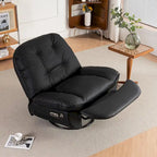 Fauteuil inclinable pivotant électrique avec chargeur USB et lecteur de musique Bluetooth