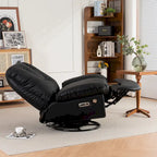 Fauteuil inclinable pivotant électrique avec chargeur USB et lecteur de musique Bluetooth