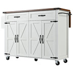 53.5Farmhouse Kitchen Island with Power Outlet