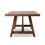 Table de salle à manger en bois massif marron rustique Drystan de 72 pouces Furniture of America