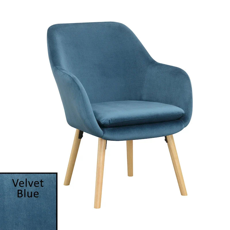 Fauteuil d'appoint rembourré à oreilles Charlotte « Take a Seat » de Convenience Concepts