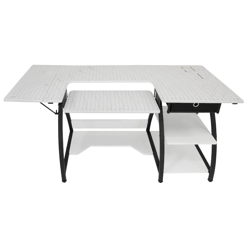 Bureau de couture Comet Plus avec ou sans grilles sur le dessus pour la coupe