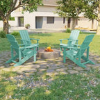 Bonosuki Weather-resistant Wood Outdoor Adirondack Chairs-Set of 4