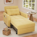 Canapé-lit convertible 3-en-1, Canapé-chaise dépliable, Lit pliant convertible pour salon