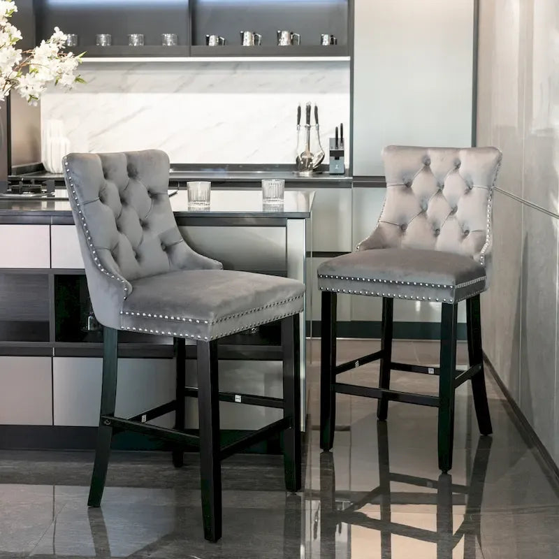 Leisure Style Bar Chairs,Set of 2